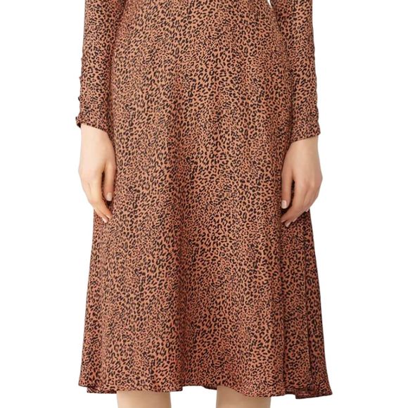 Free People Dresses & Skirts - Free People Loveless Midi Dress Size 4 Multicolor Animal Print Sleeveless Women